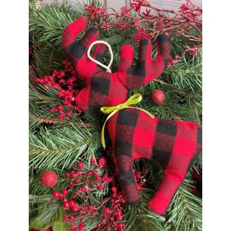 Reno tartán rojo con negro