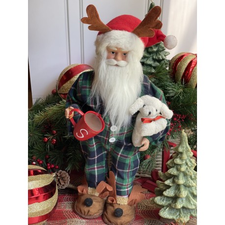 Santa Claus con pijama
