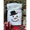 Set de 2 toallas de baño snowman face