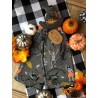 Set de 2 toallas de cocina con detalle de sombrero de bruja