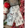 Set de 2 toallas de cocina french poodle delineado