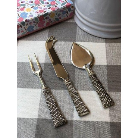 Set de 3 palas para queso