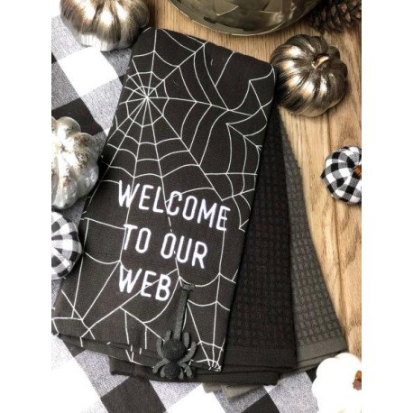 Set de 3 toallas de cocina welcome to our web
