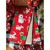 Set de 3 toallas perritos navideños