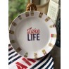 Set de 4 platos trinche «Lake»melamina