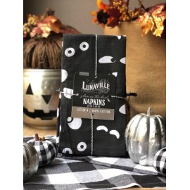 Set de 4 servilletas ojos