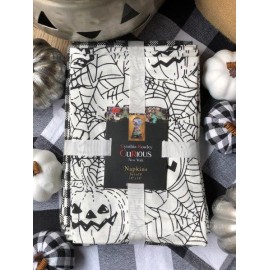 Set de 8 servilletas telaraña