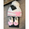Set de gorro y calcetines Corazón para bebe