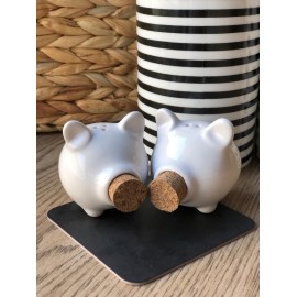 Set de salero y pimentero Cerdito