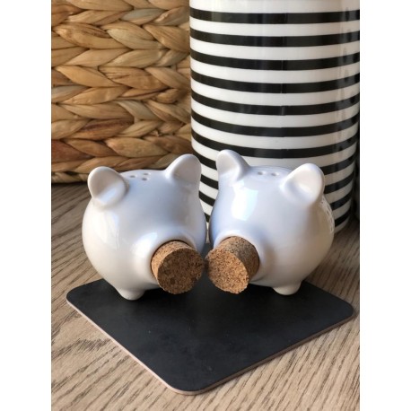 Set de salero y pimentero Cerdito