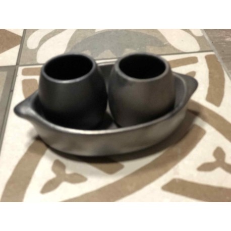 Set de Tequila o Mezcal de Barro Negro