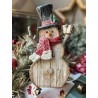 Snowman con brillantina