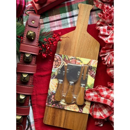 Tabla para quesos de botella con palitas