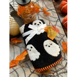 Toalla para manos con figura de fantasmas