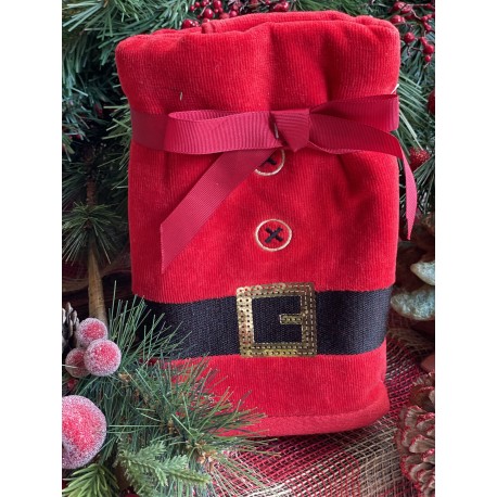 Toalla para manos traje Santa