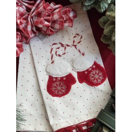 Toallas de cocina guantes  bordados – 2 pzas –