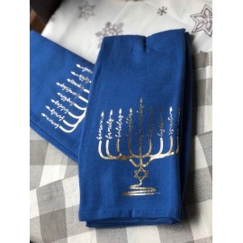 Toallas Hanukkah letras