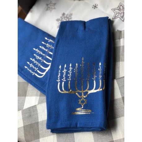 Toallas Hanukkah letras